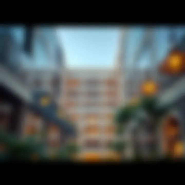 Stunning architectural view of The Alley Dubai