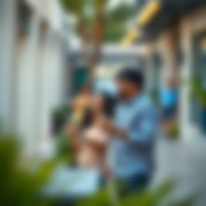 Residents enjoying the lifestyle in The Alley Dubai