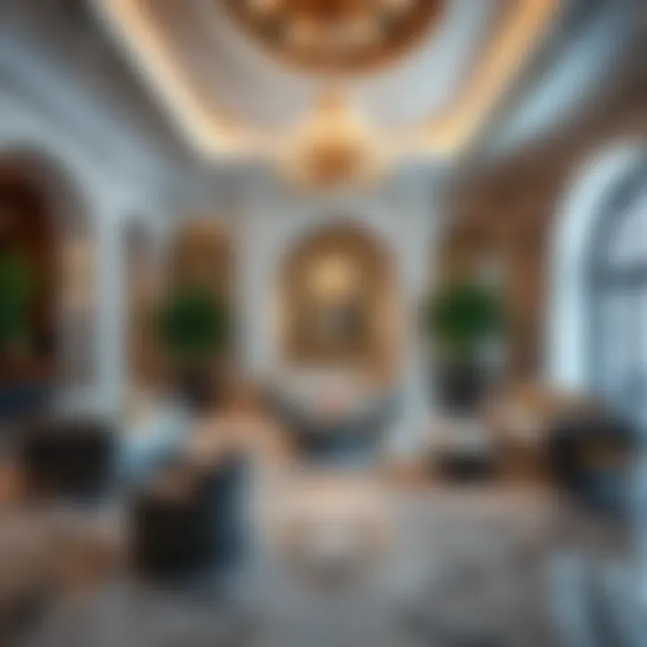 Elegant interiors showcasing Dubai's architectural beauty