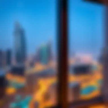 Stunning skyline view from a premium Dubai residence