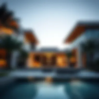 Modern villa in Jumeirah Village Triangle reflecting luxury living