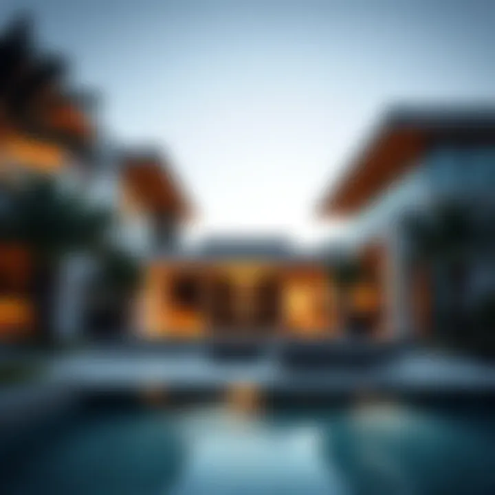 Modern villa in Jumeirah Village Triangle reflecting luxury living