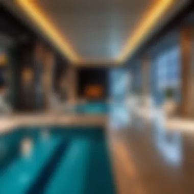 Comprehensive Amenities at The Cove Building Amenities available at The Cove Building including gym and pool