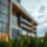 Modern Architectural Design of The Cove Building Architectural view of The Cove Building showcasing modern design