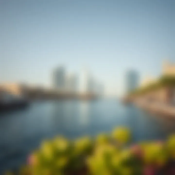 Architectural marvels lining the coast of Deira Creek.