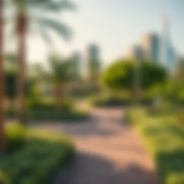 Lush green parks and leisure facilities in MotorCity