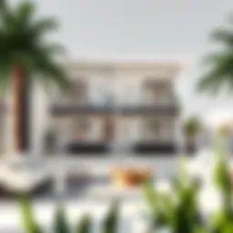 Architectural rendering of the Elan floor plan showcasing its unique layout