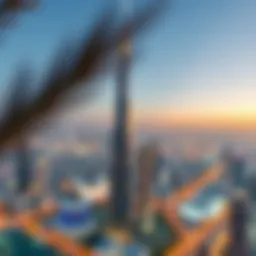 Stunning skyline view of the Escan Tower