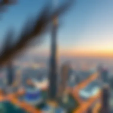 Stunning skyline view of the Escan Tower