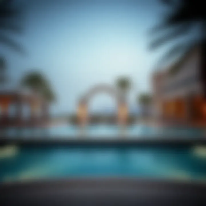 Exquisite Poolside Retreat at The Royal Atlantis Lavish pool area at The Royal Atlantis Resort