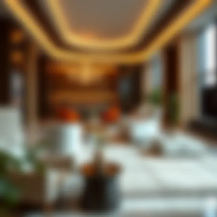 Interior layout highlighting the spacious and luxurious amenities offered