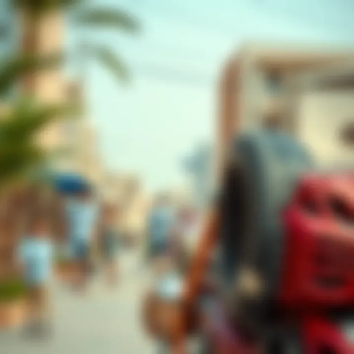 A vibrant community scene in Dubai, highlighting lifestyle and amenities