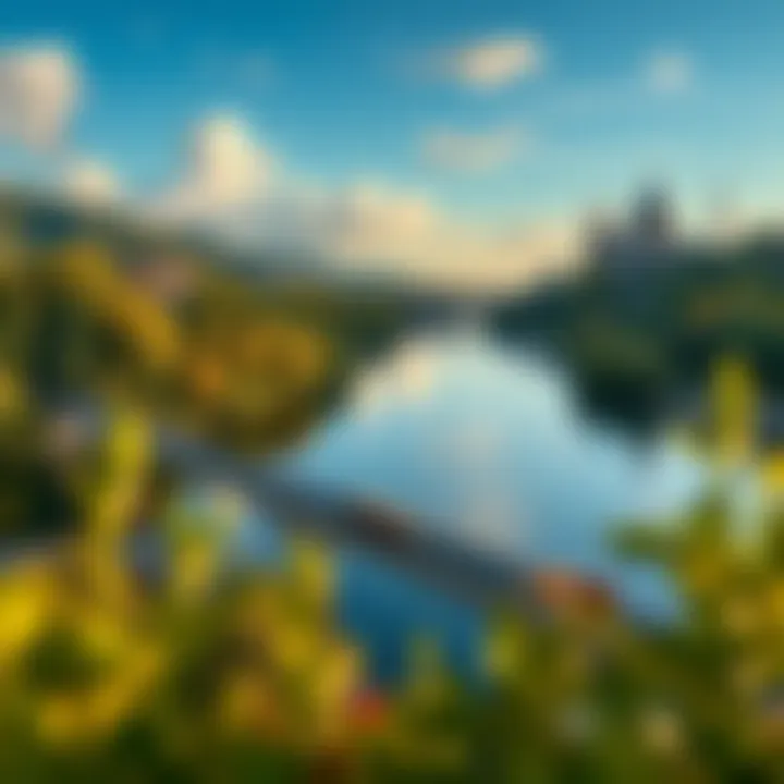 Breathtaking landscape showcasing the ecological diversity of the Danube