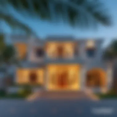 Luxurious Villa Exterior Luxurious villa exterior in Al Bahya