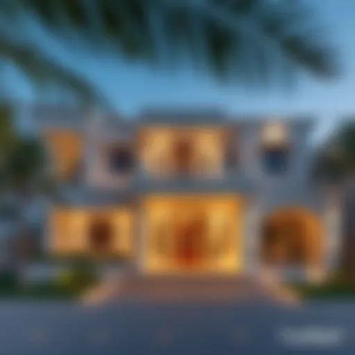 Luxurious Villa Exterior Luxurious villa exterior in Al Bahya