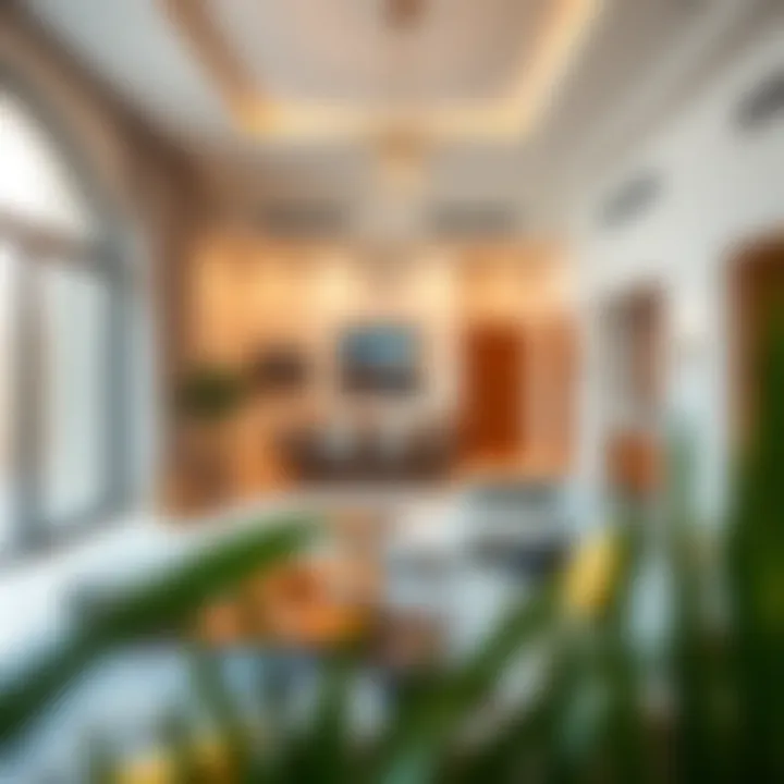 Spacious Living Room Spacious living room inside a villa