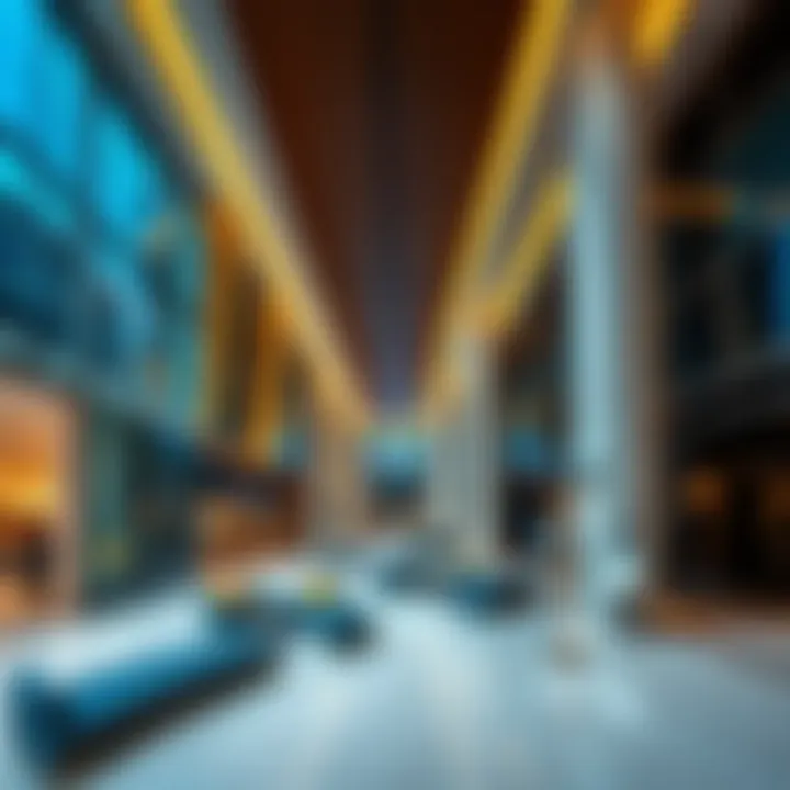 Interior Design of Vox Emirates Mall Interior design of Vox Emirates Mall highlighting its unique features