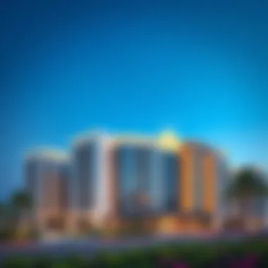 Stunning architectural design of Expo City Residence