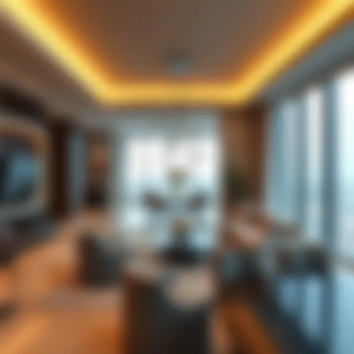 Interior showcasing modern amenities in Fahad Tower 2