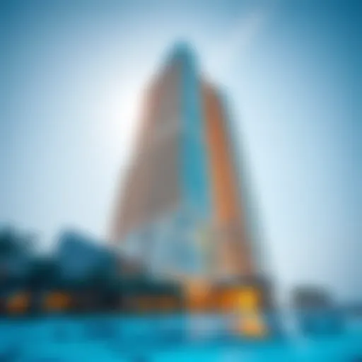 Stunning view of Farah Tower 2 showcasing its architectural design