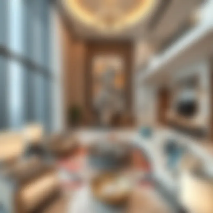 Elegant interior spaces of Farah Tower 2