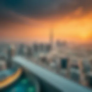 Panoramic skyline view from Farah Tower 2