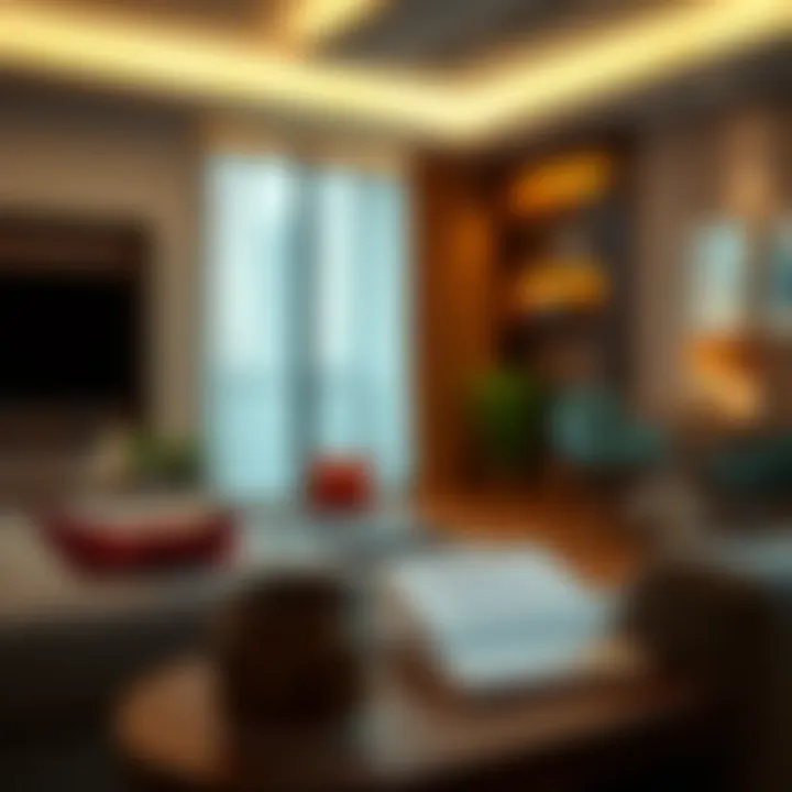 Checklist for essential amenities in a studio