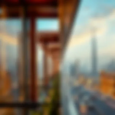 Dubai skyline highlighting various neighborhoods