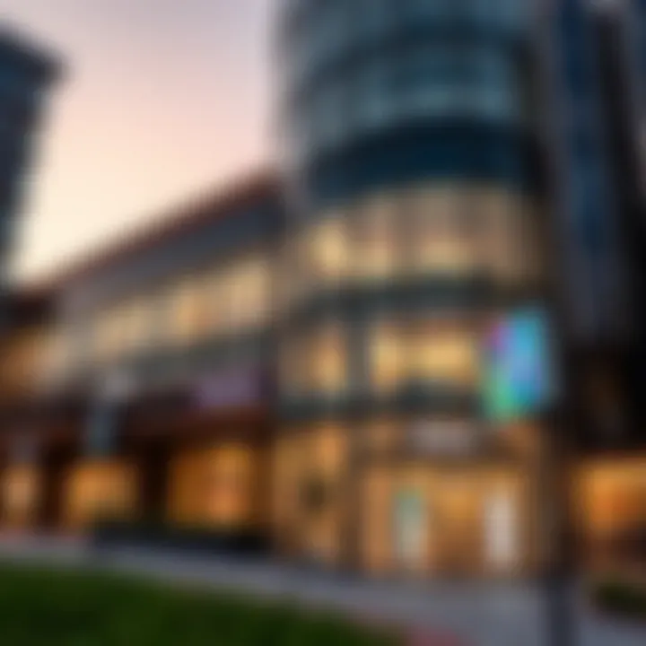 Exterior view of هيلي مول showcasing modern architecture