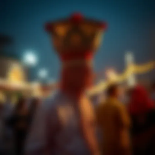 Traditional celebration during UAE holidays