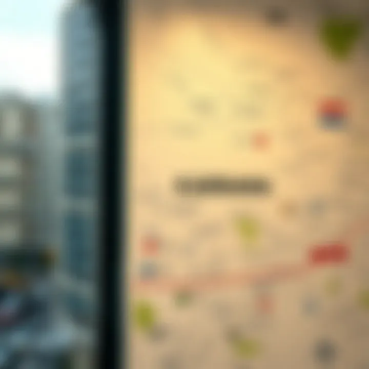 Map of Karama highlighting local amenities and attractions