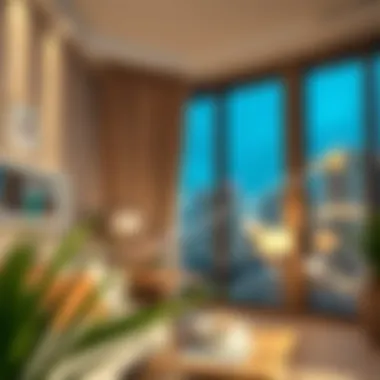 Graph illustrating rental market trends in Karama over time