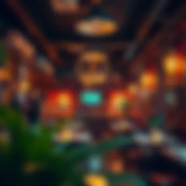 Vibrant atmosphere of a hidden gem restaurant in Dubai