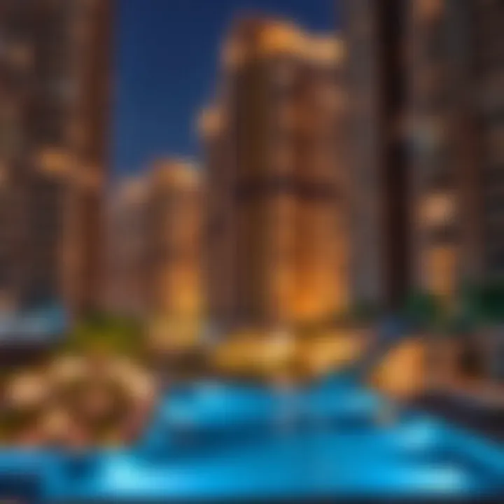 High-rise apartments reflecting urban lifestyle in Abu Dhabi