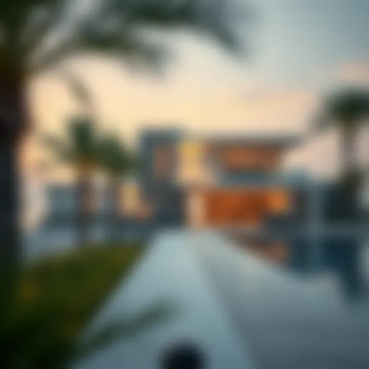 Serene beachfront property in the UAE