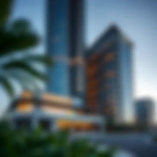 Exterior view of Indigo Icon Tower showcasing its unique architecture