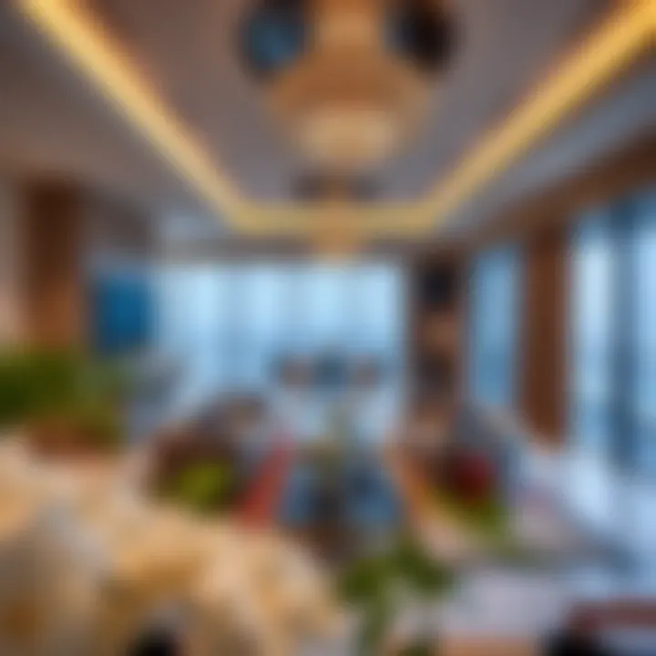 Luxurious interior of an apartment in Indigo Icon Tower