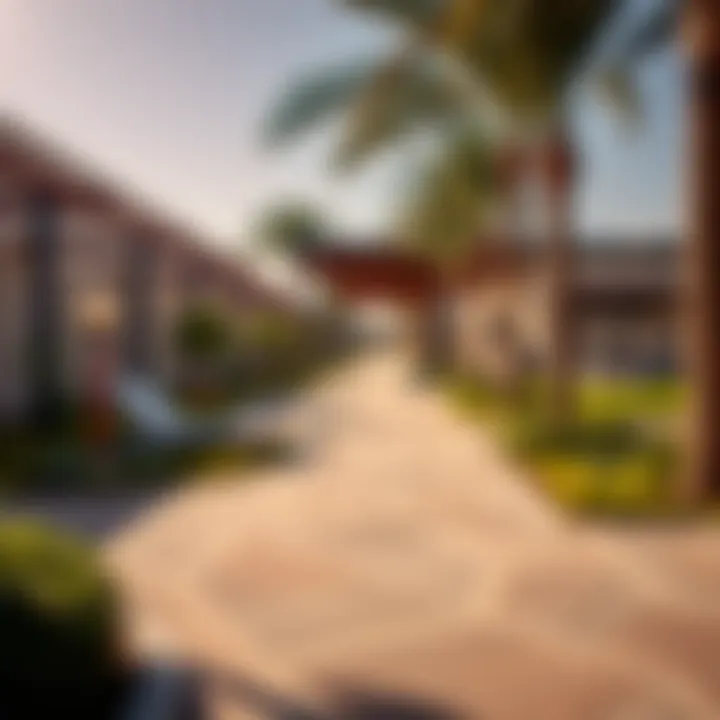 Community amenities in Jebel Ali including parks and schools