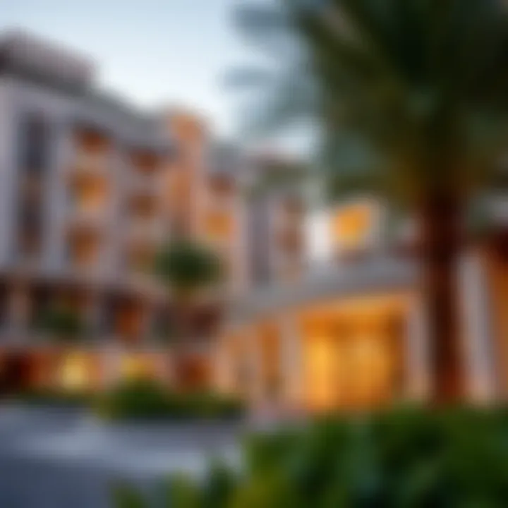 Contemporary Architecture of Jumeirah Garden City Stylish residential buildings reflecting contemporary architectural design in Jumeirah Garden City