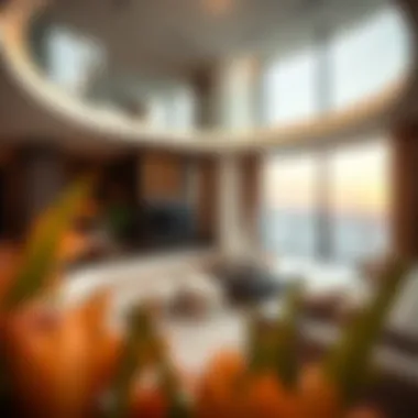 Luxury Living at JVC Tower Luxurious interior of a residential unit in JVC Tower emphasizing modern living