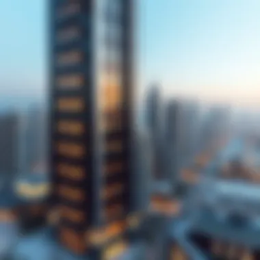 Breathtaking Skyline View of Lake Terrace Tower Stunning view of Lake Terrace Tower against the skyline