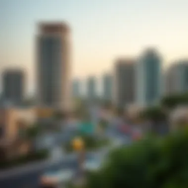 Prime location of Majma Al-Ghadir, emphasizing connectivity to key areas in Dubai