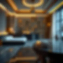 Luxurious spa setting with calming ambiance