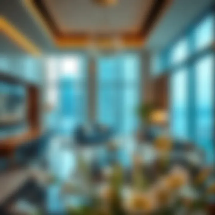 Luxurious living spaces in Marina Quays West highlighting interior elegance