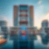 Stunning architectural view of Marina Vista