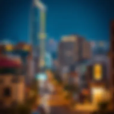 Vibrant neighborhood surrounding Millennium Place Barsha Heights Apartments