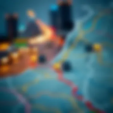 Toll-Free Routes Map Map highlighting toll-free routes from Abu Dhabi to Dubai