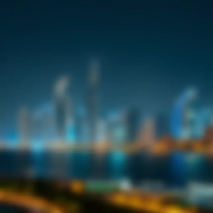 The Iconic Dubai Skyline Stunning skyline of Dubai showcasing modern architecture