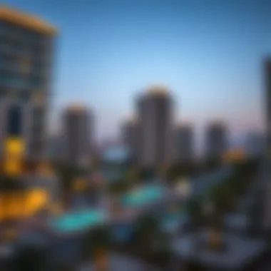 Illustration of rental pricing trends in Dubai