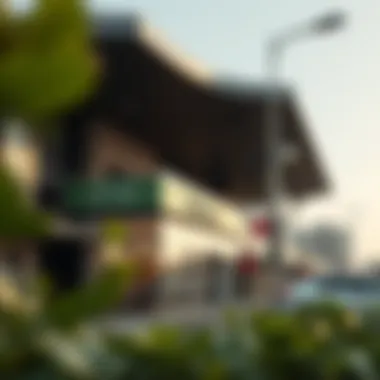 Nearby commercial establishments and amenities around Al Barsha Metro Station